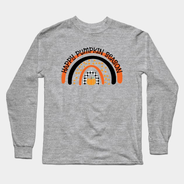 Happy Pumpkin Season Long Sleeve T-Shirt by SalxSal